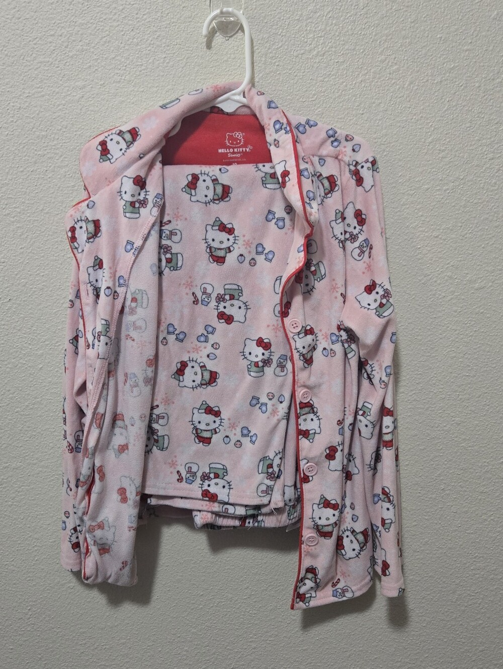 Girls Hello Kitty Pajamas 2 Piece Set